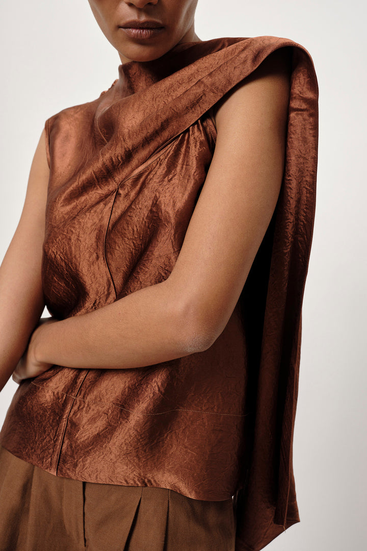 Herskind Ava Top - Toffee