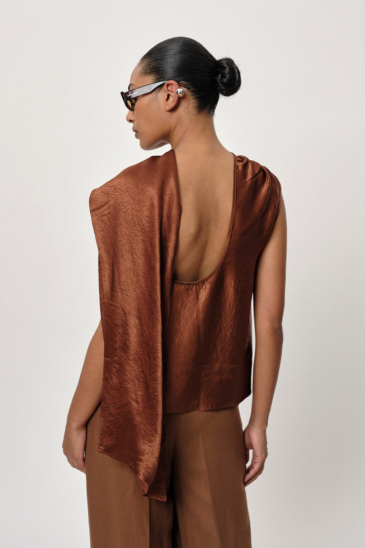 Herskind Ava Top - Toffee