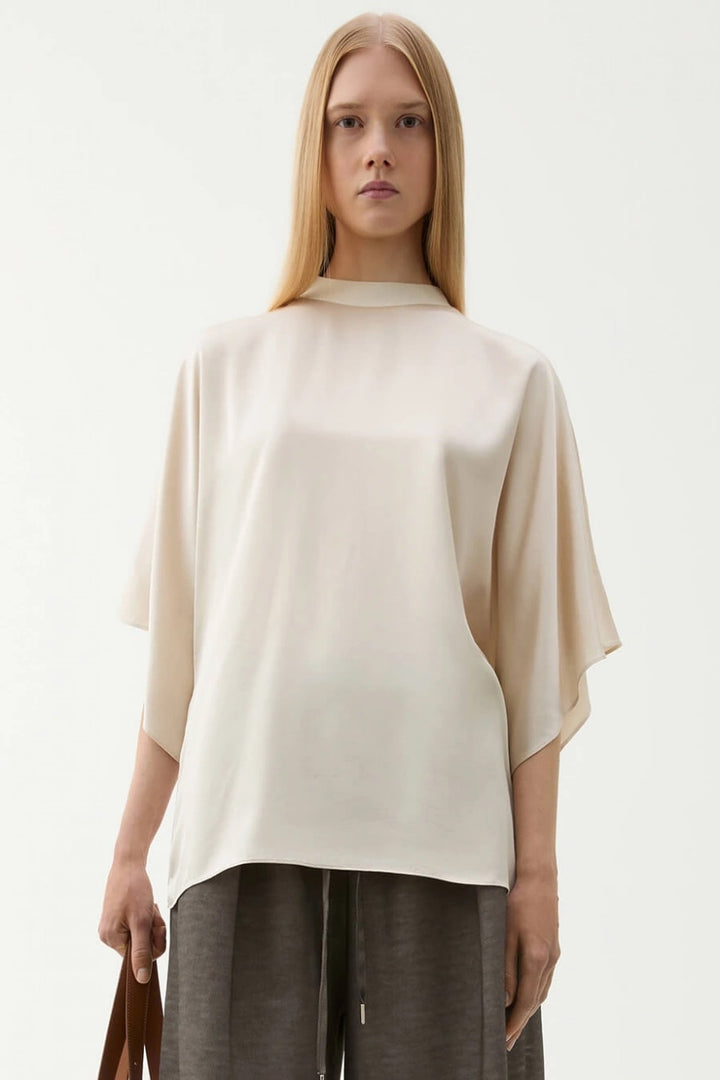 Rodebjer Poppi Top - Oatmeal