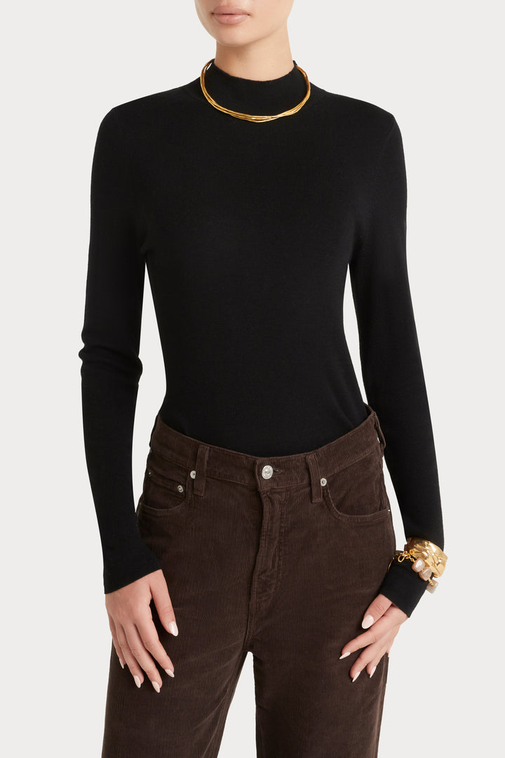 Husk Mock Neck Sweater