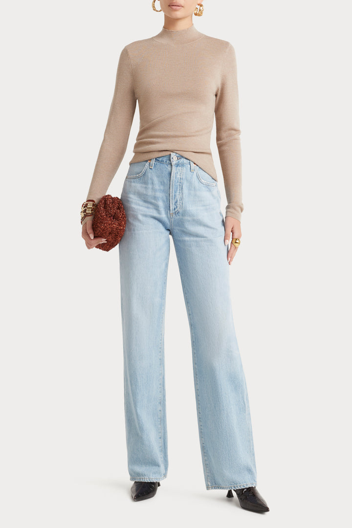 Husk Mock Neck Sweater