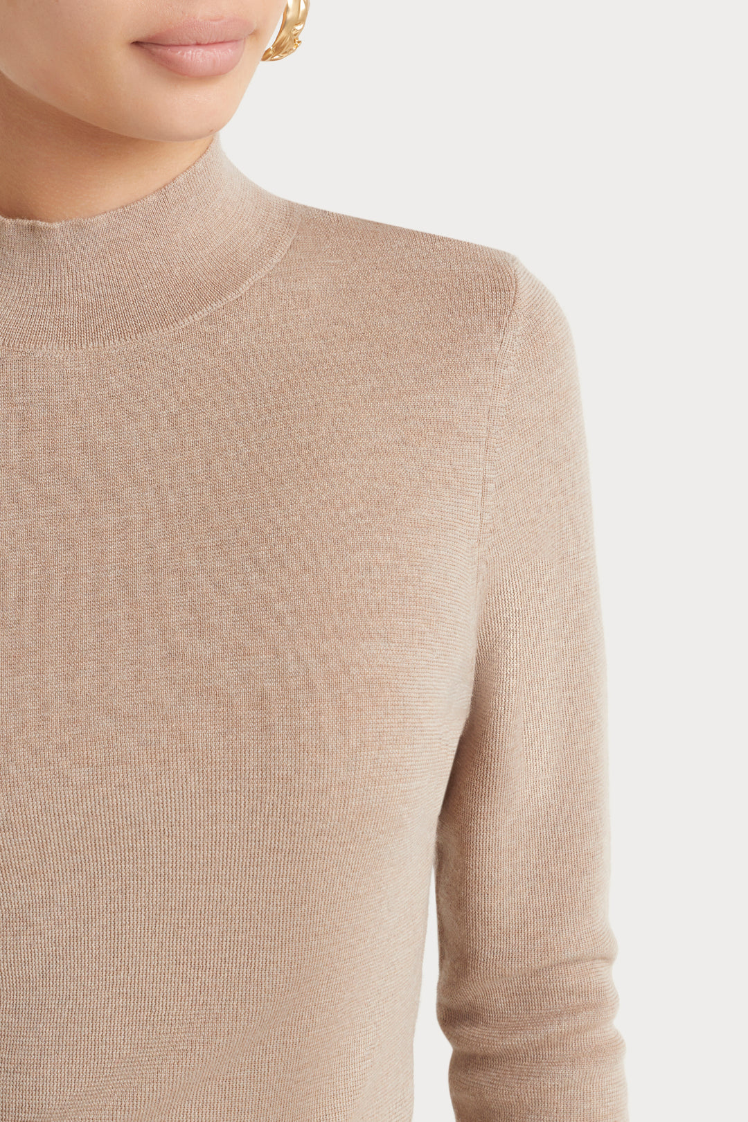 Husk Mock Neck Sweater
