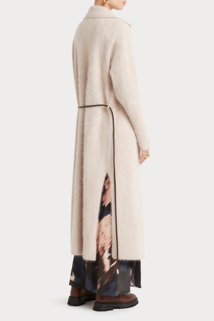Husk Long-line Knit Sand