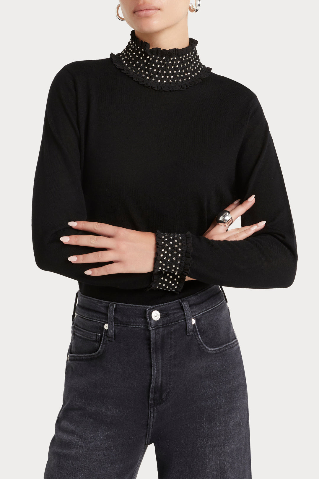 Husk Lace Knit - Black