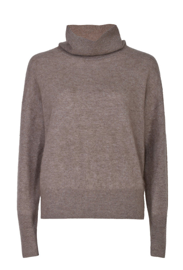 Husk Cash Slouch Knit - Latte