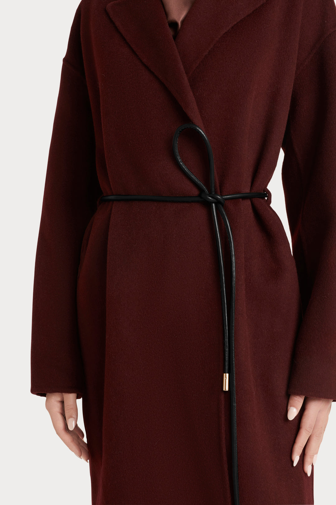 Husk Tuva Coat - Wine