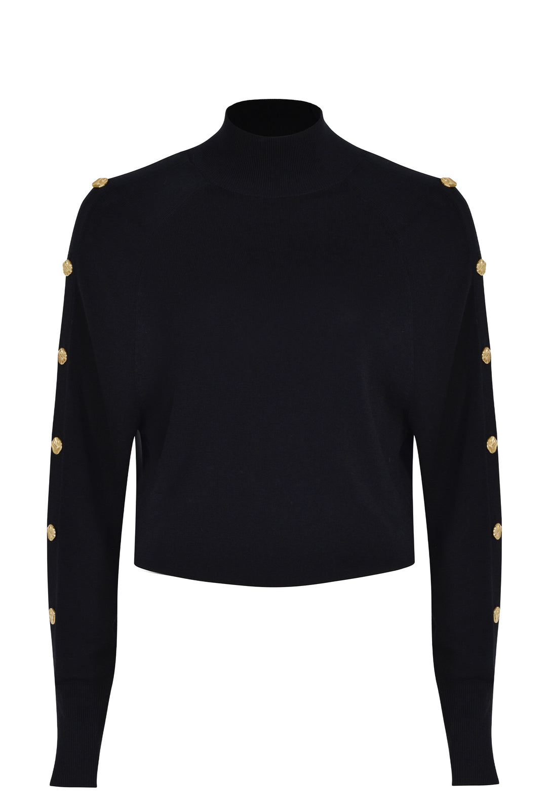 Husk Button Slv - Black