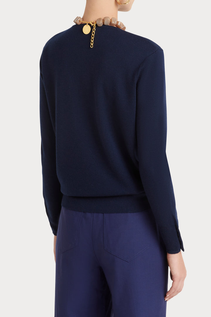 Husk Pearl Crew Sweater