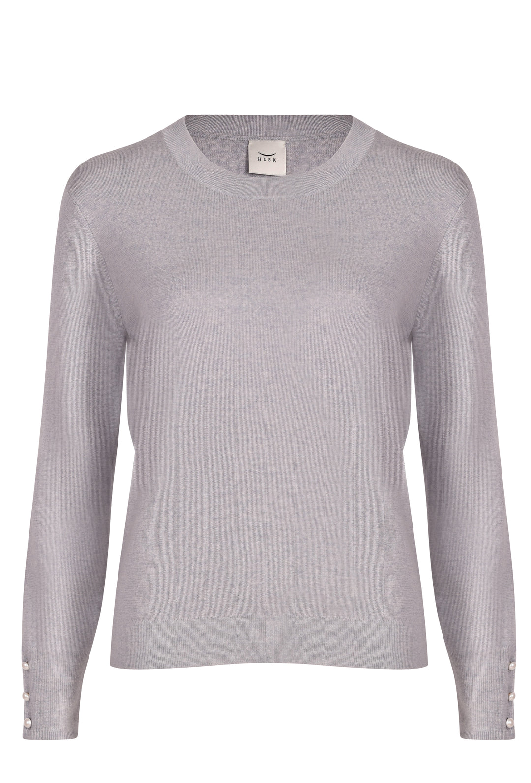 Husk Pearl Crew Sweater