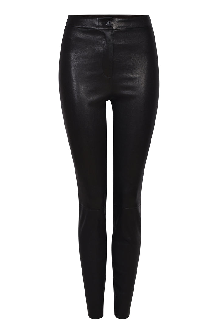 Husk Leather Legging - Black