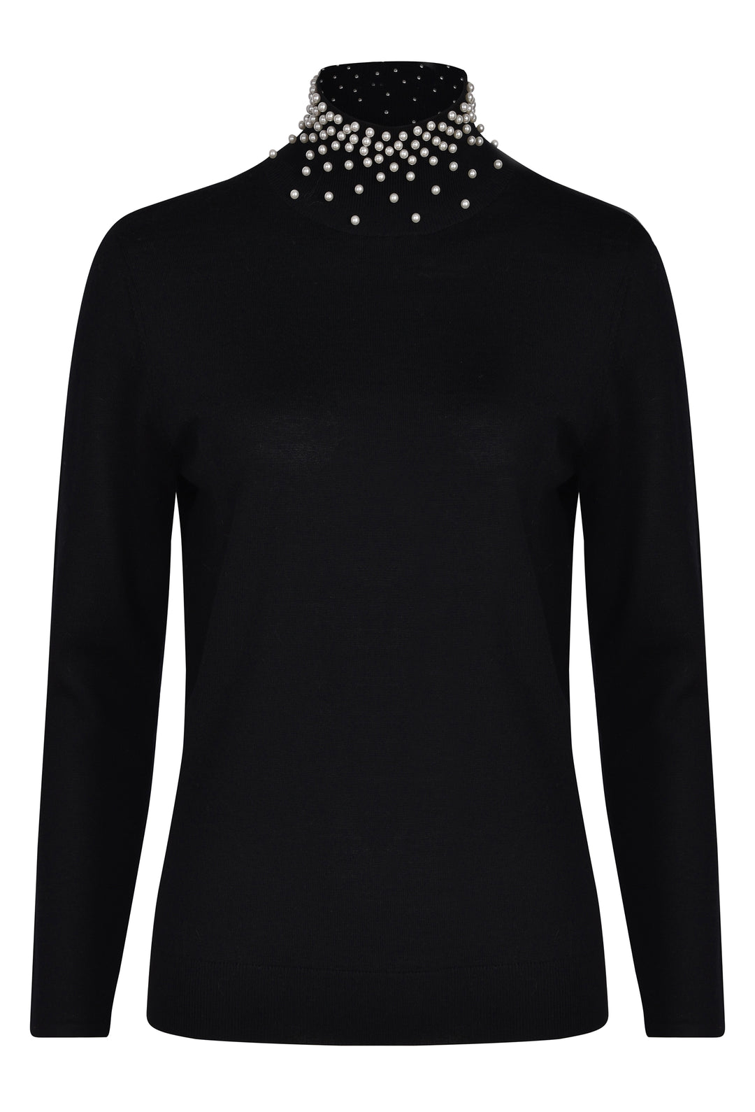 Husk Stud Knit Long Sleeve - Black