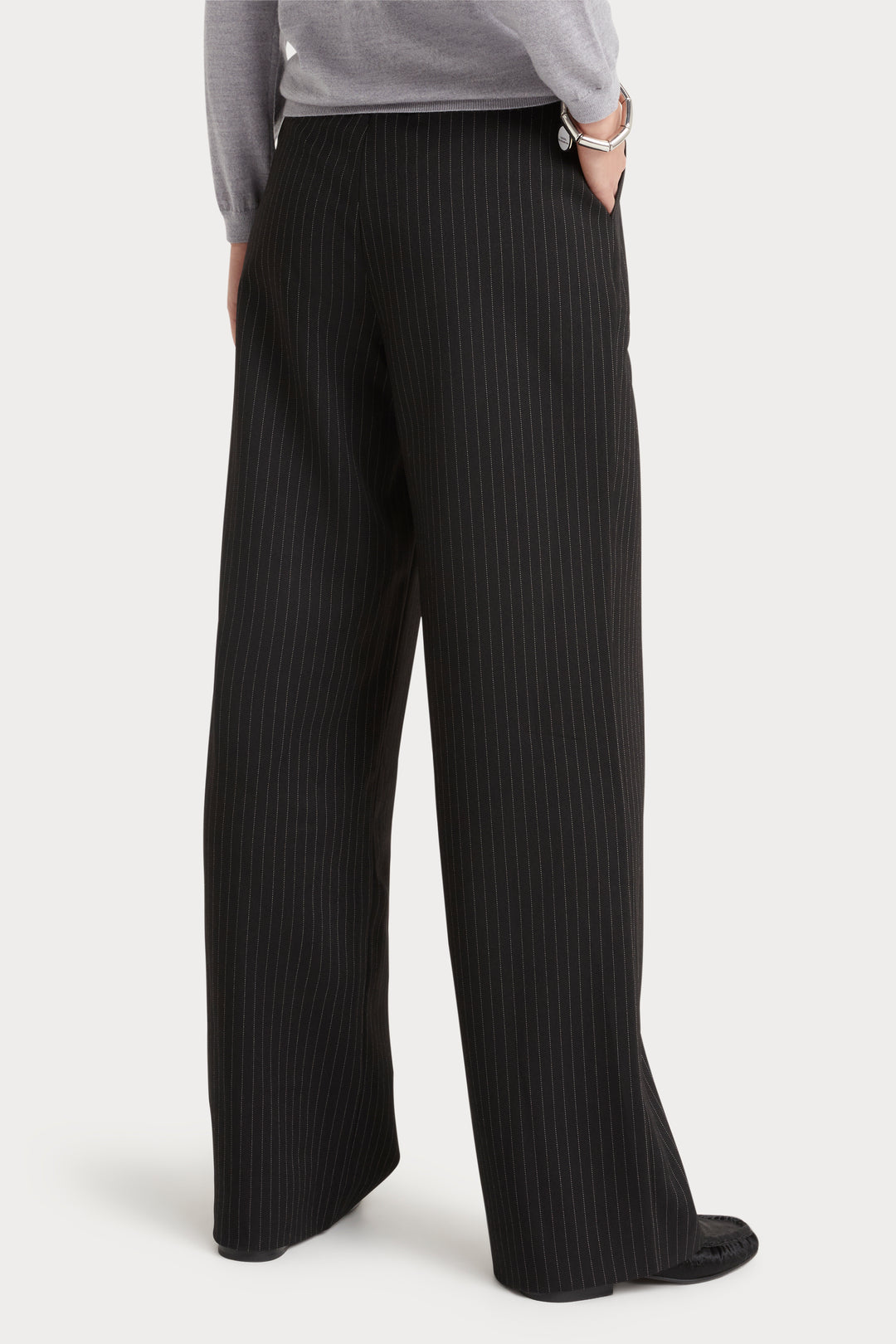 Husk Noir pant - Pinstripe