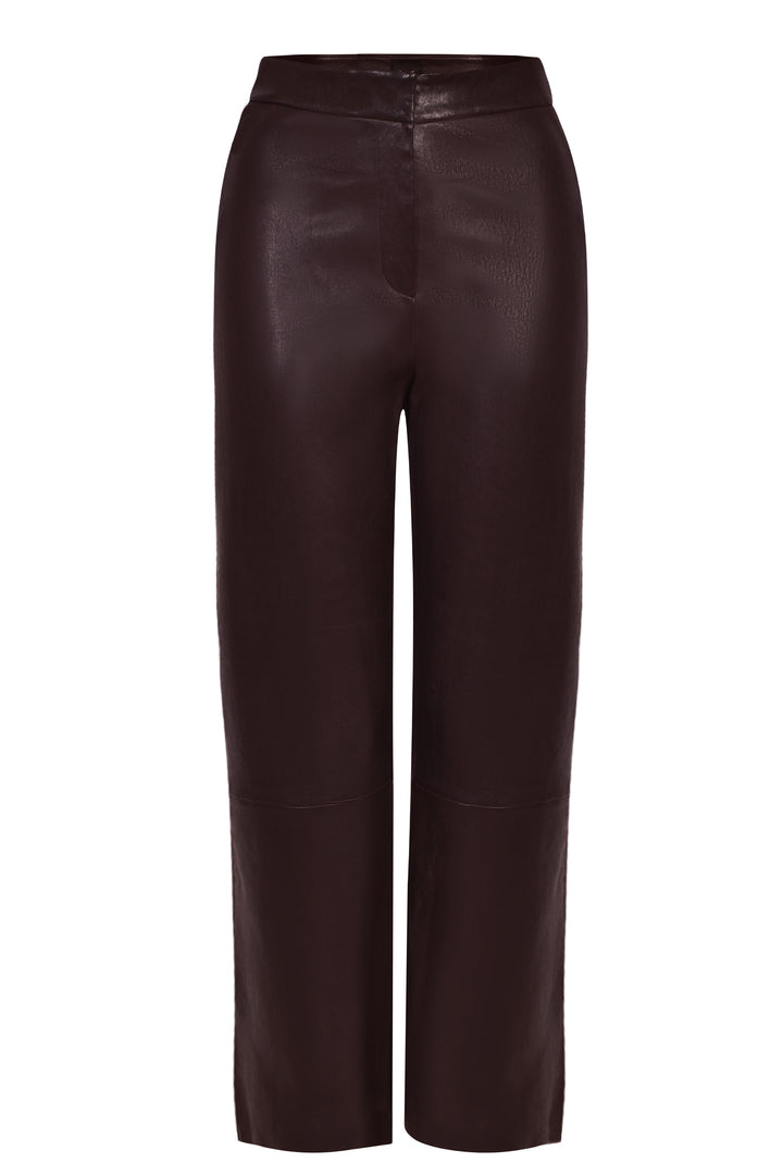 Husk Crop Leather - Chocolate