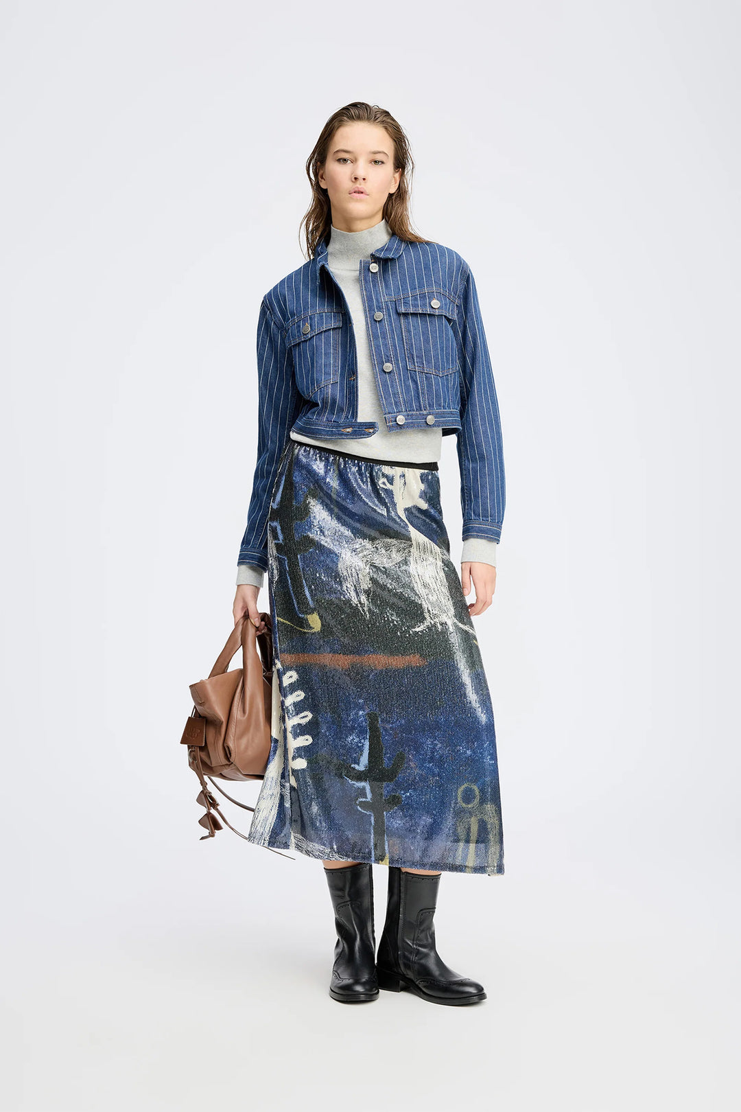 Munthe Lebane Skirt - Navy