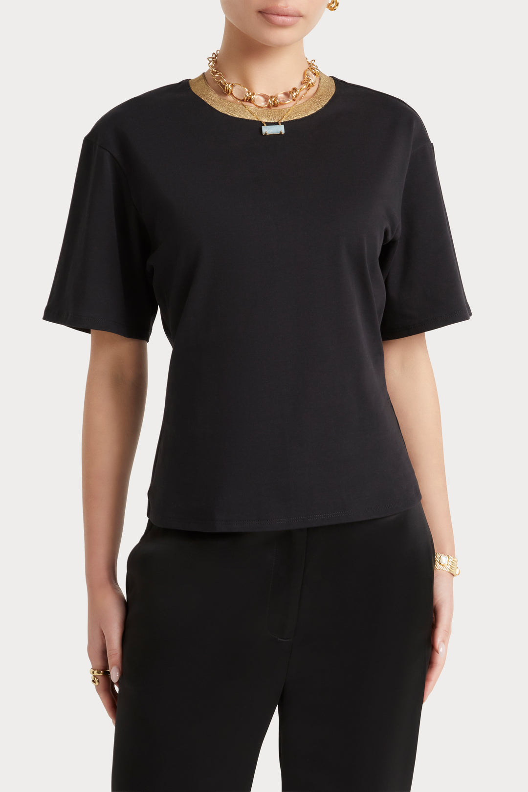 Husk Elise Tee - Black
