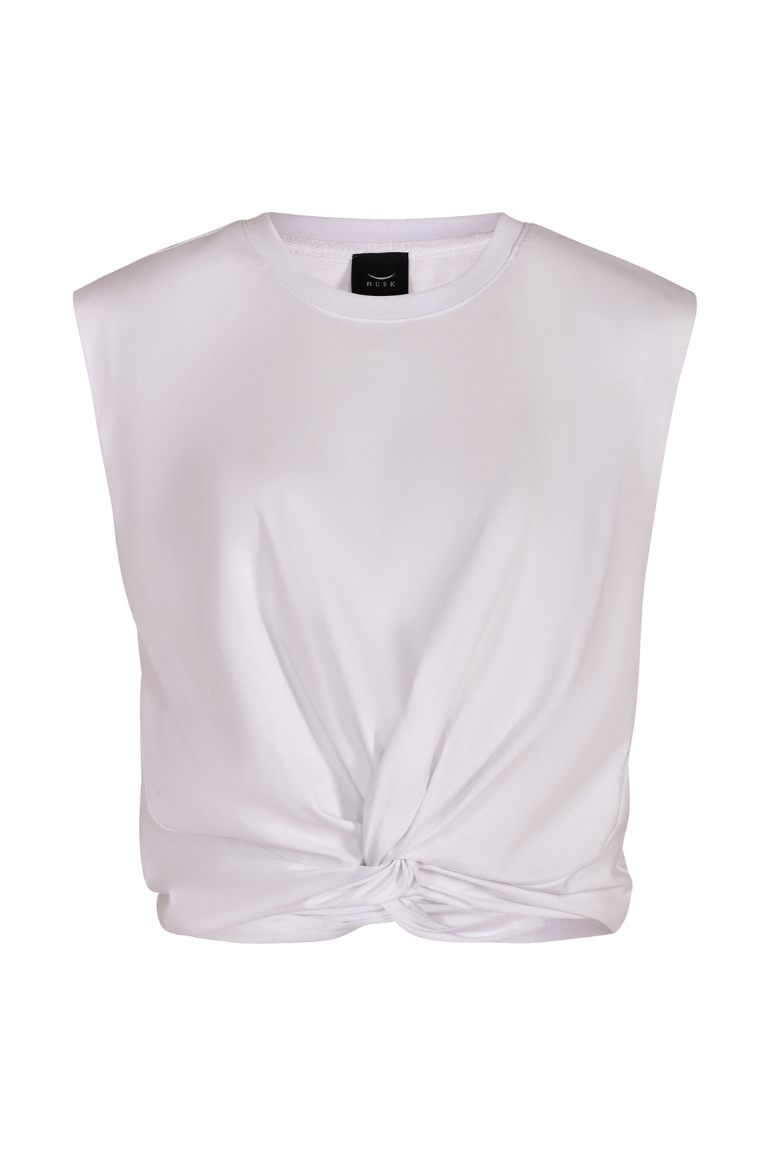 Husk Twist Tee - White