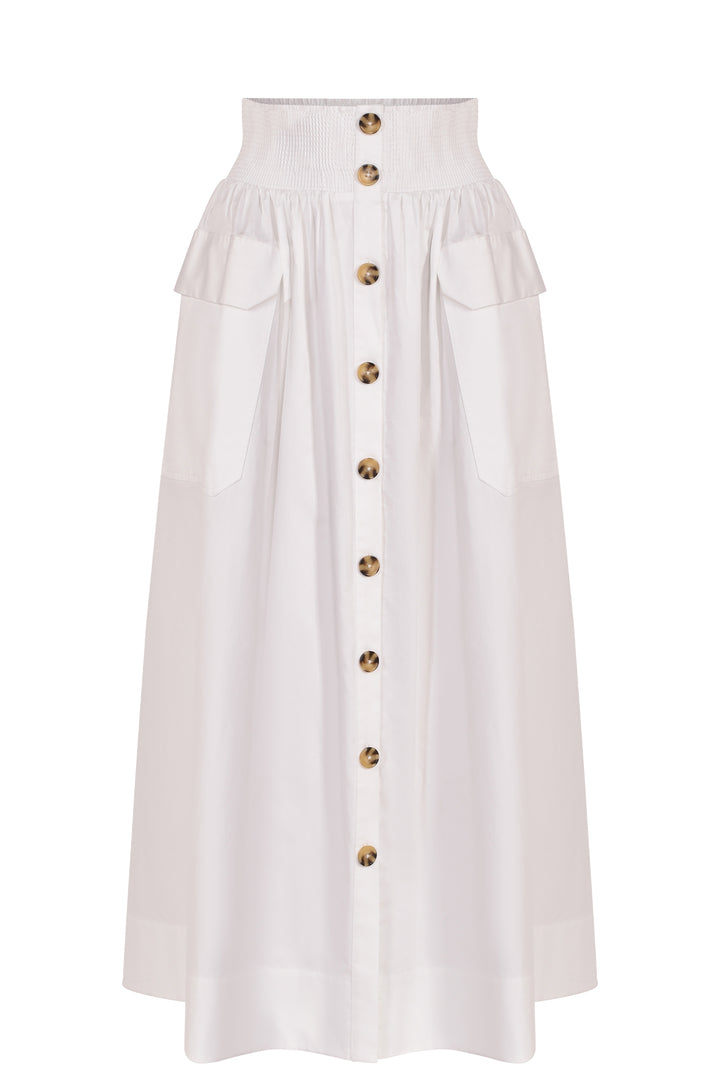Husk Elodie Skirt - White