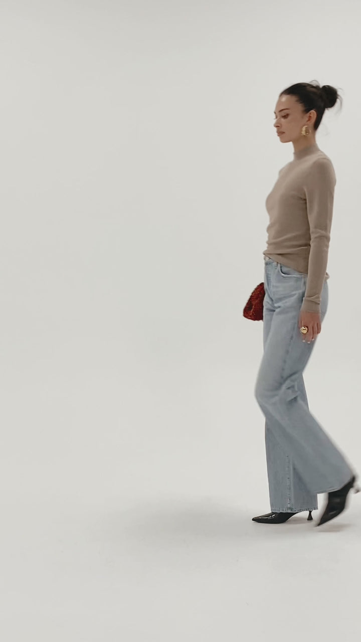 Husk Mock Neck Sweater