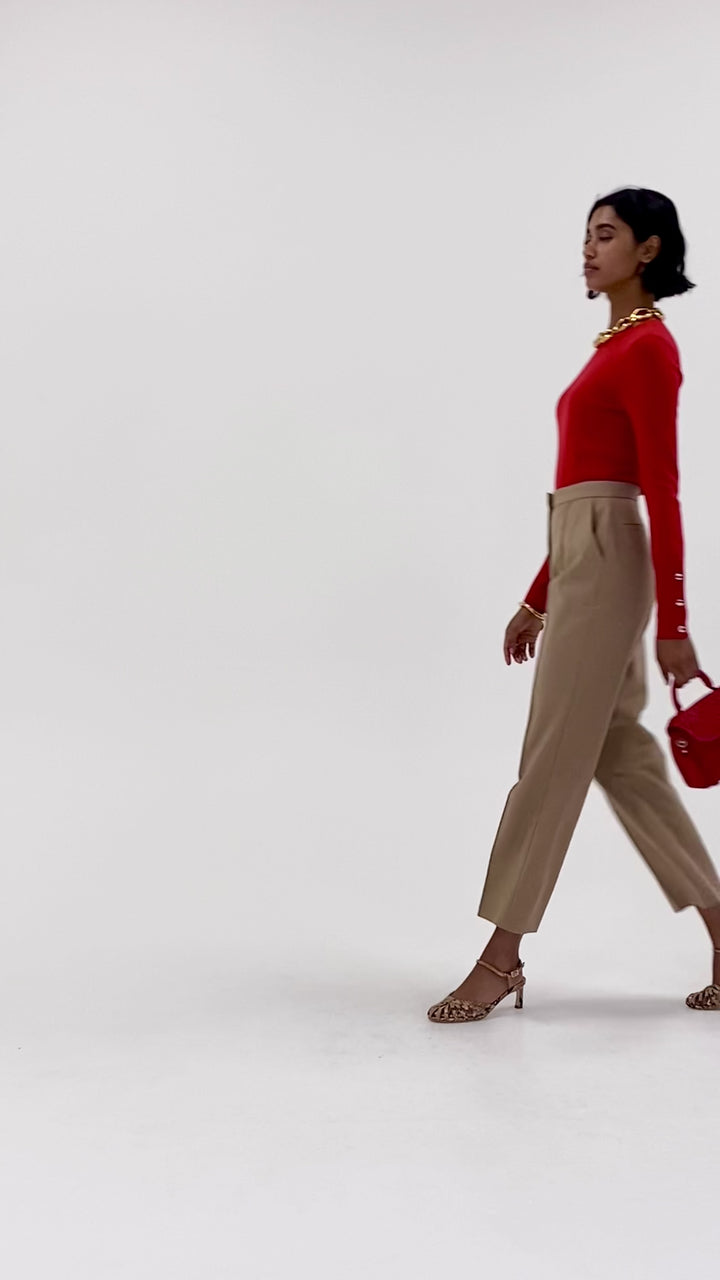 Husk Merino Snap Sweater