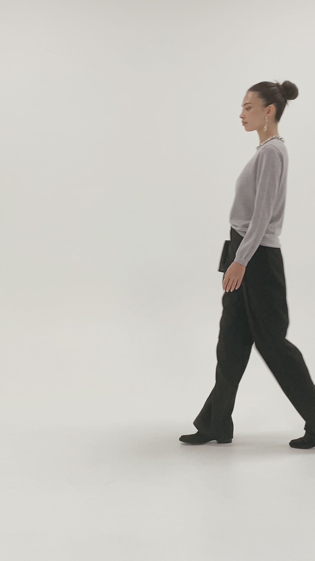 Husk Noir pant - Pinstripe