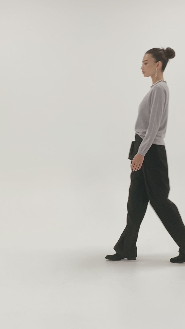 Husk Noir pant - Pinstripe