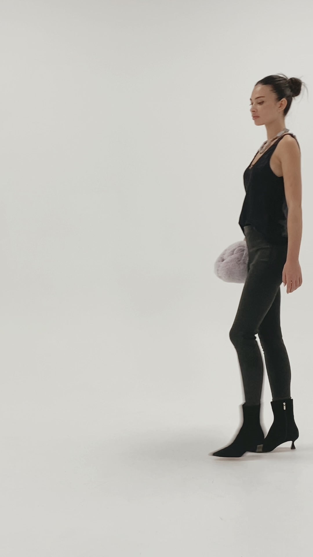 Husk Leather Legging - Black