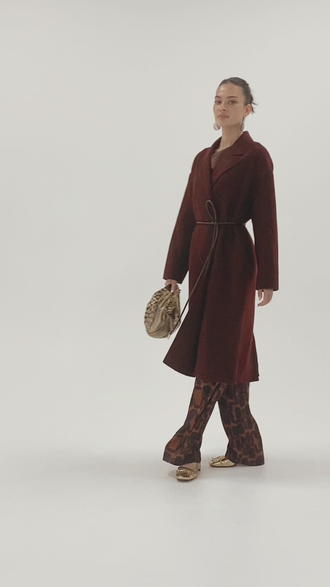 Husk Tuva Coat - Wine