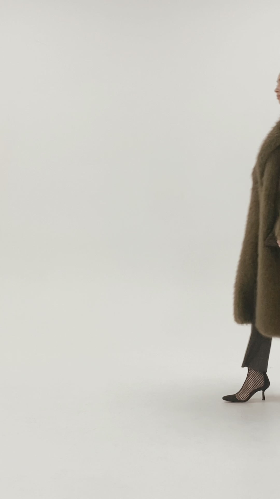 Husk Moss Coat - Khaki