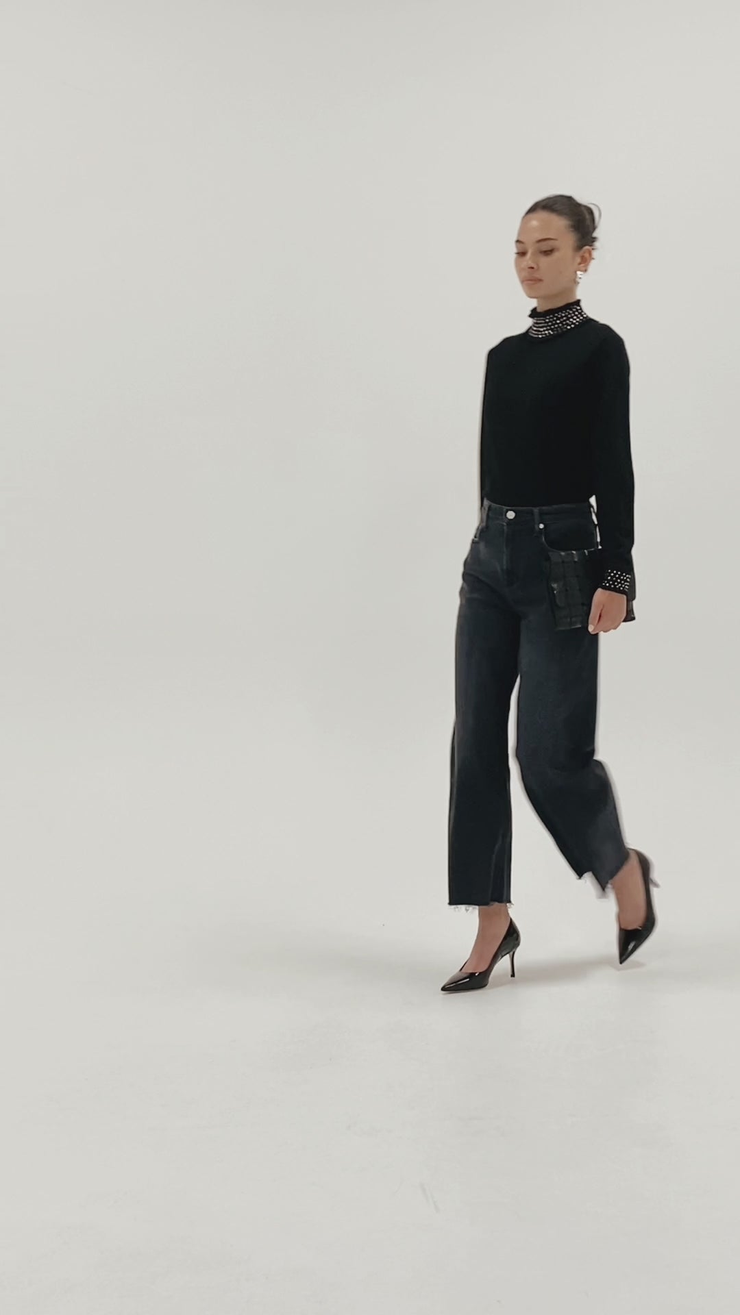 Citizens of Humanity Lyra Crop - Black
