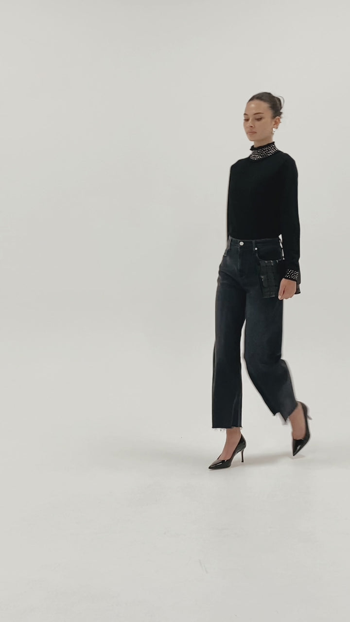 Citizens of Humanity Lyra Crop - Black