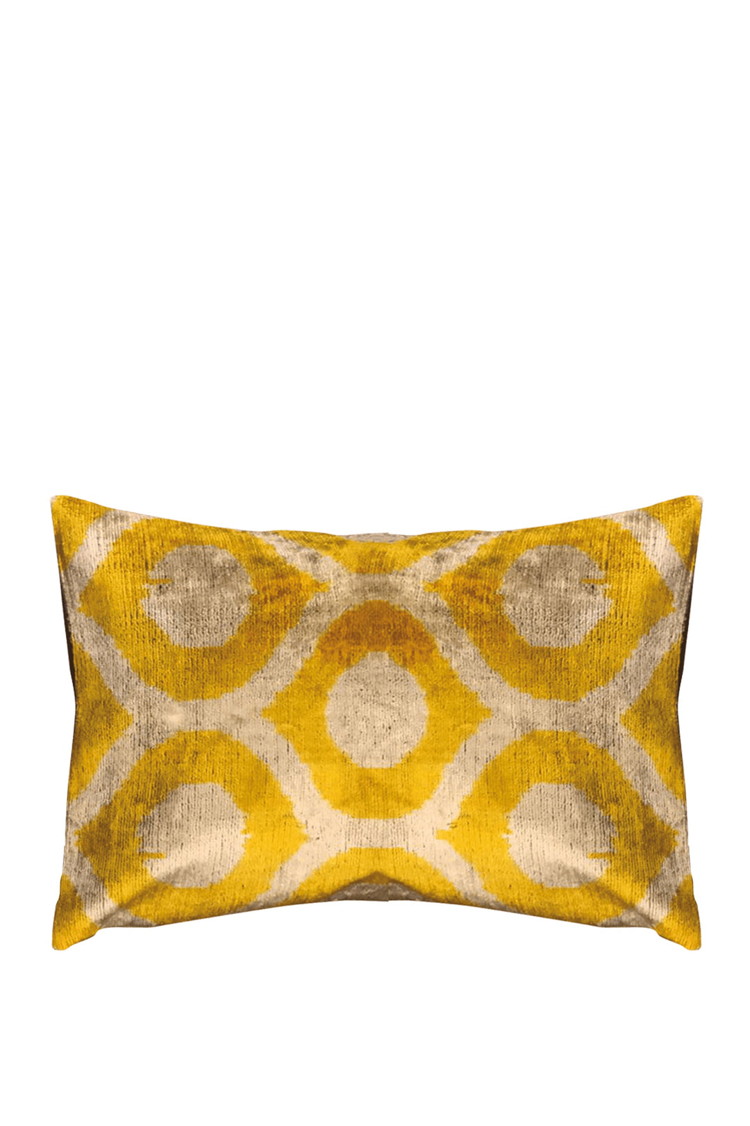 Les Ottomans Double Cushion - Yellow