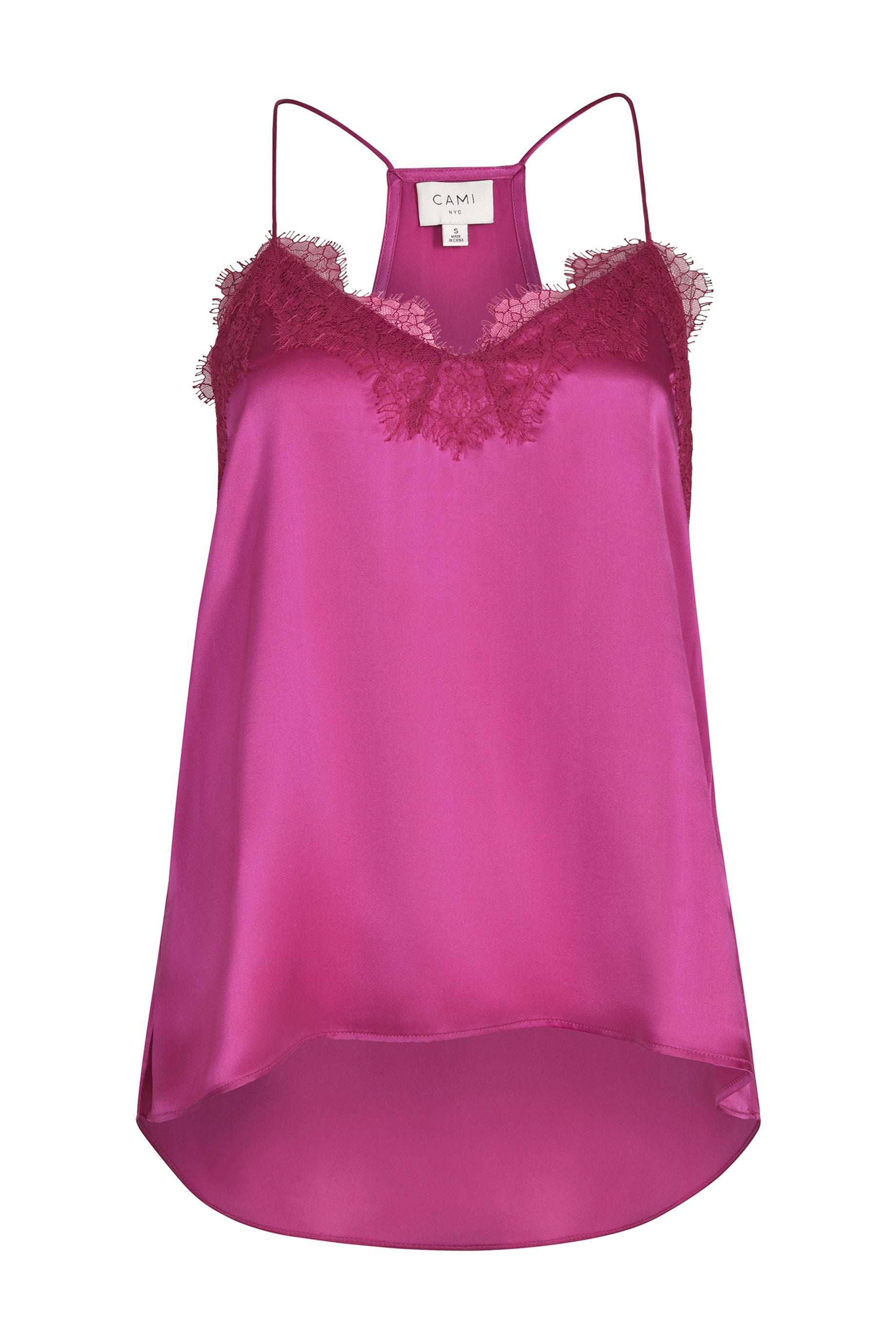 Cami NYC Racer Cami Fuschia