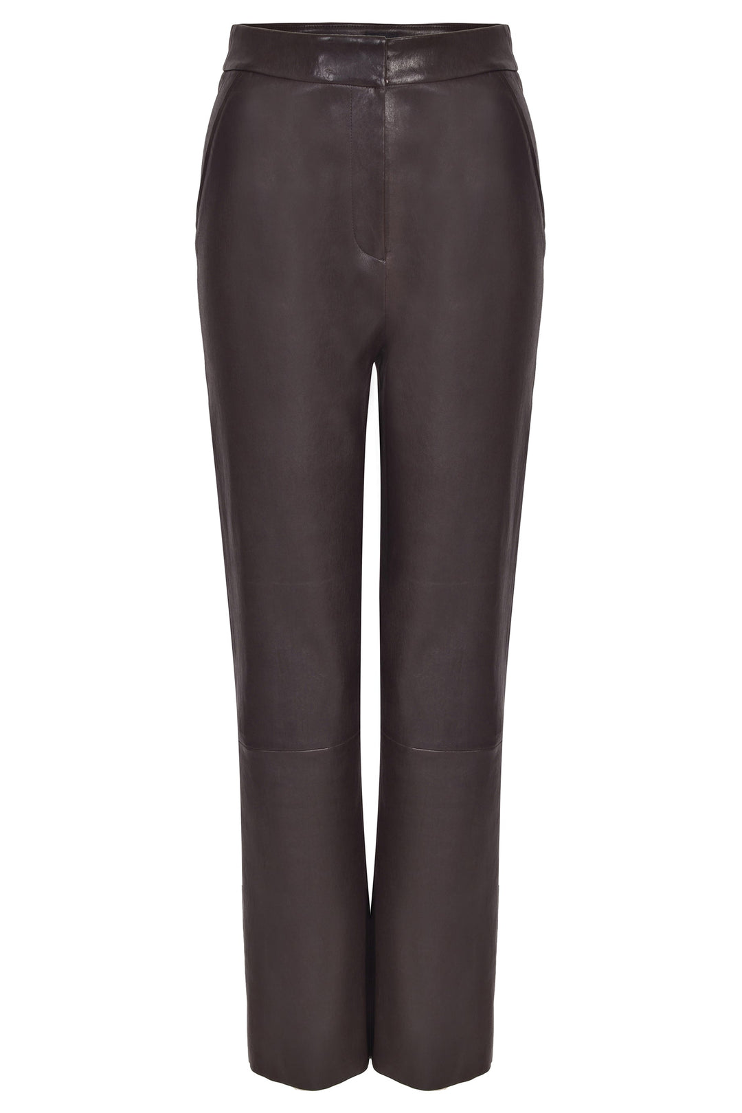 Husk CROP LEATHER - Chocolate