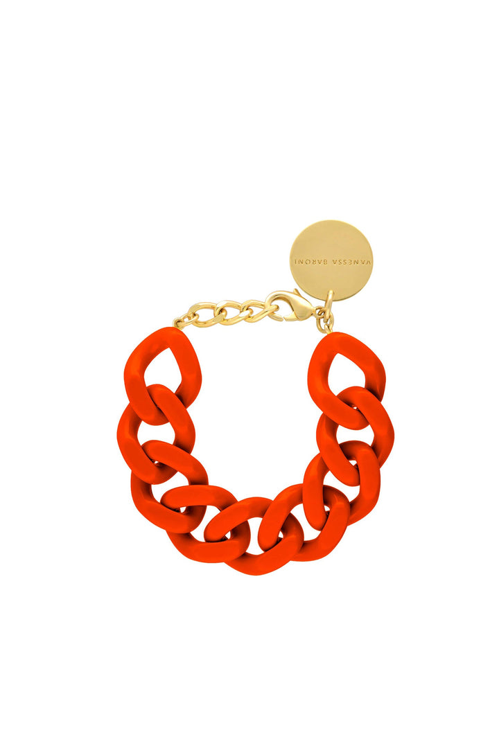 Vanessa Baroni Chain Bracelet - Coral