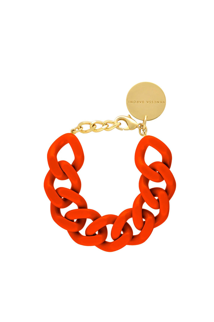 Vanessa Baroni Chain Bracelet - Coral