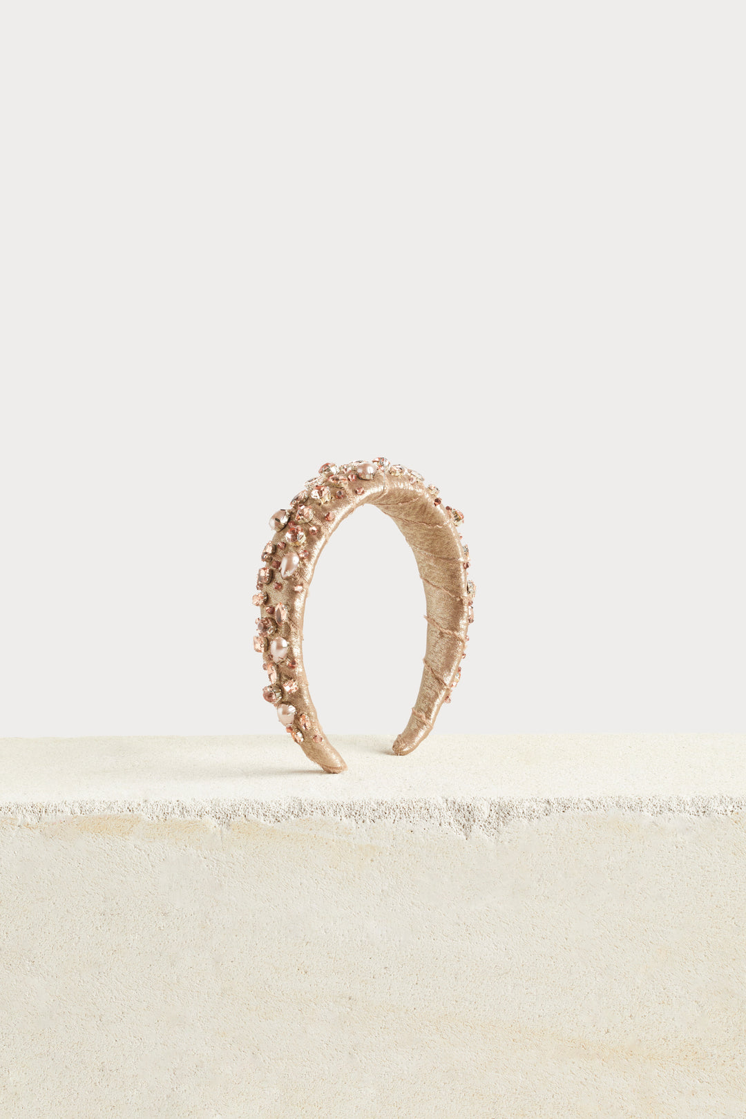 Madiso Livia Crystal Headband - Rose Gold