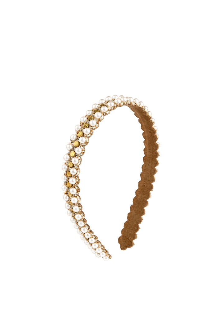 Deepa Gurnani Bernice Headband - Gold