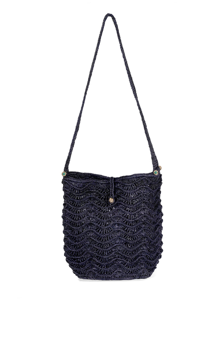 Gas Bijoux Palmiers Bag - Navy