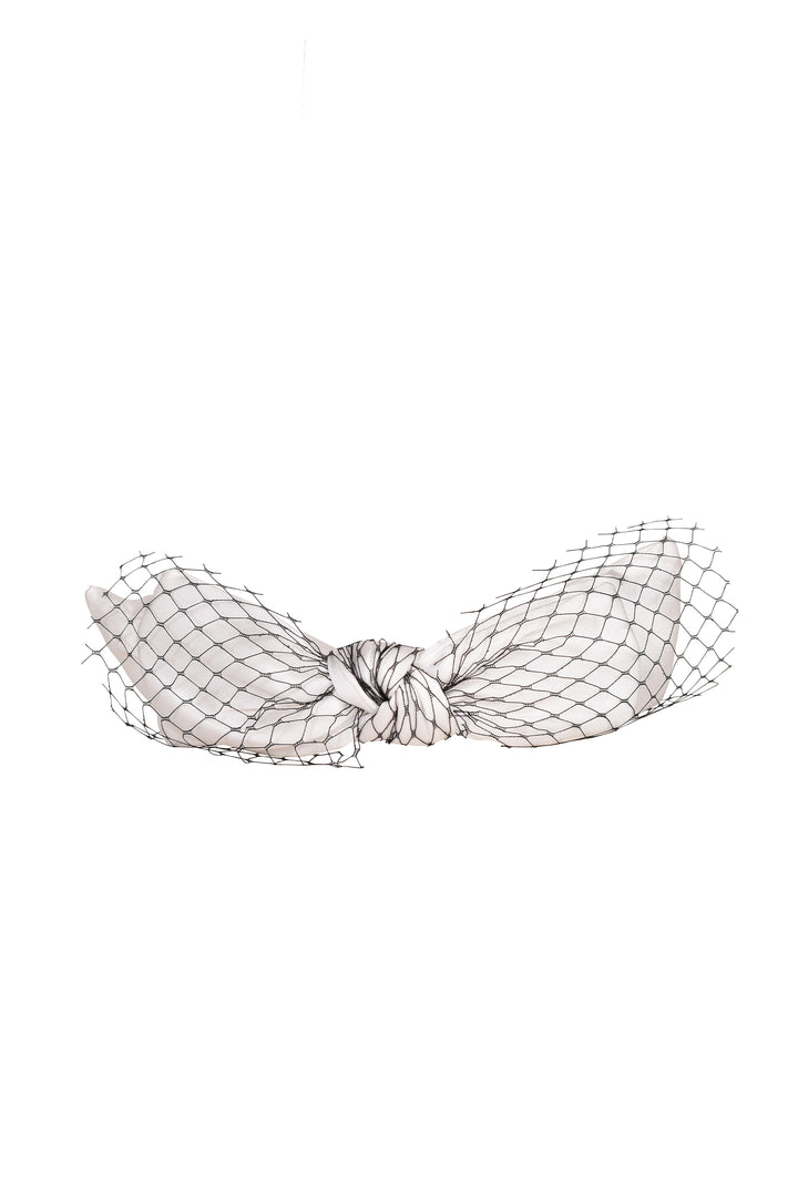 Sarah J Curtis Bow Band - White