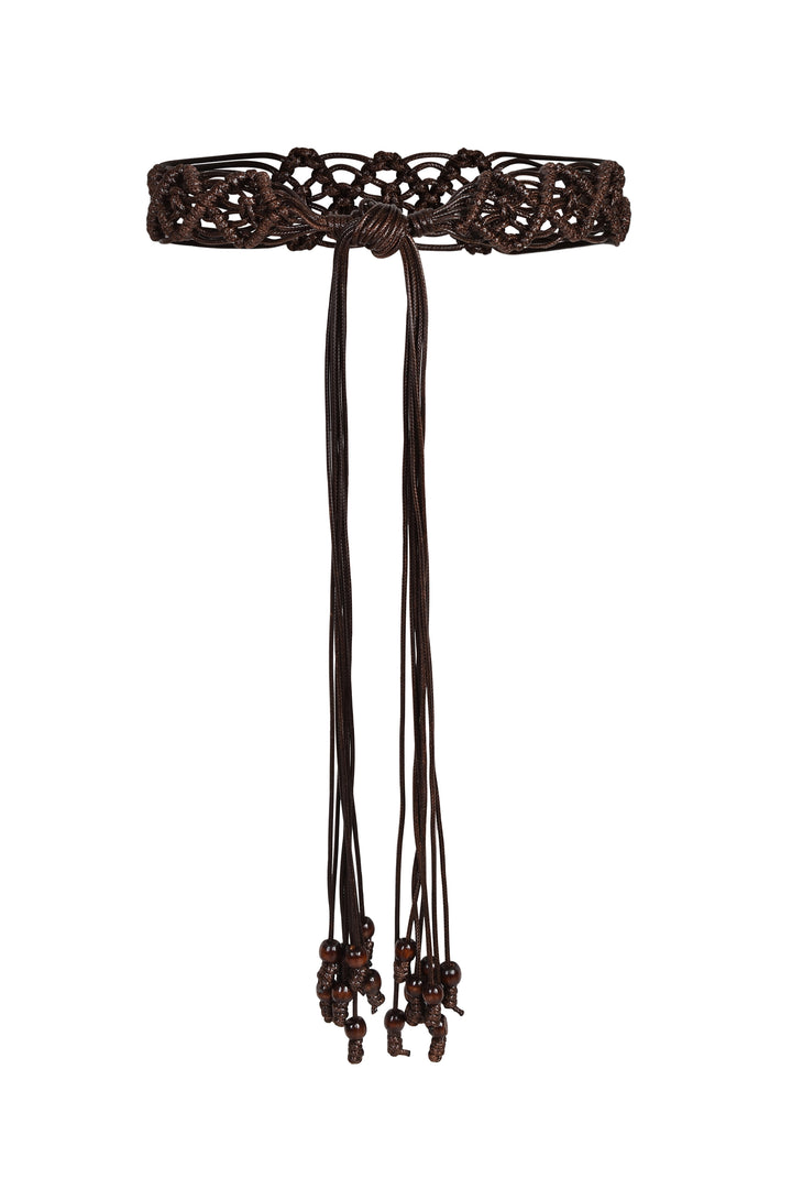 Husk Macrame Belt