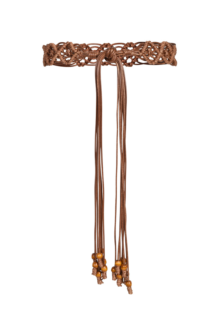 Husk Macrame Belt