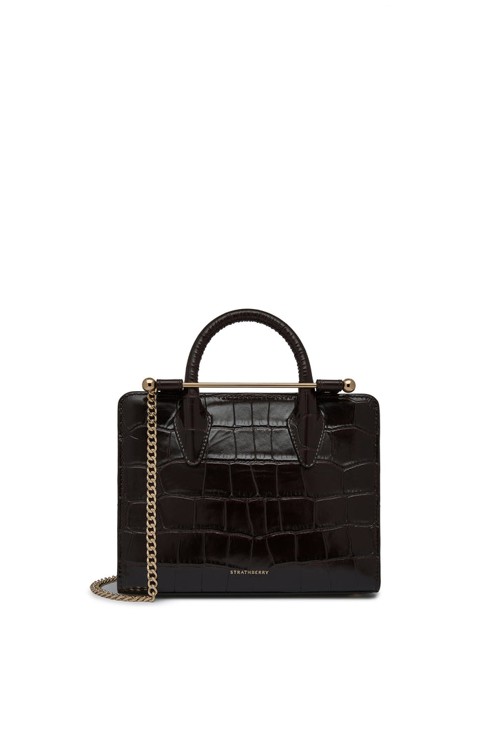 Strathberry Mini Croc Tote