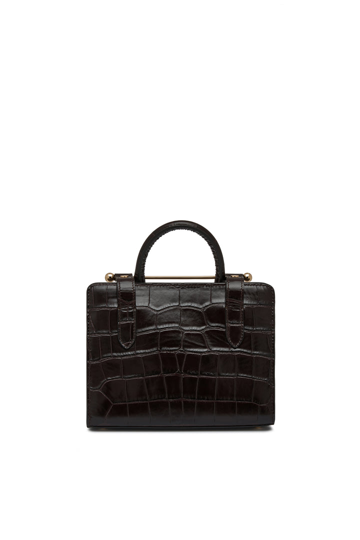 Strathberry Mini Croc Tote