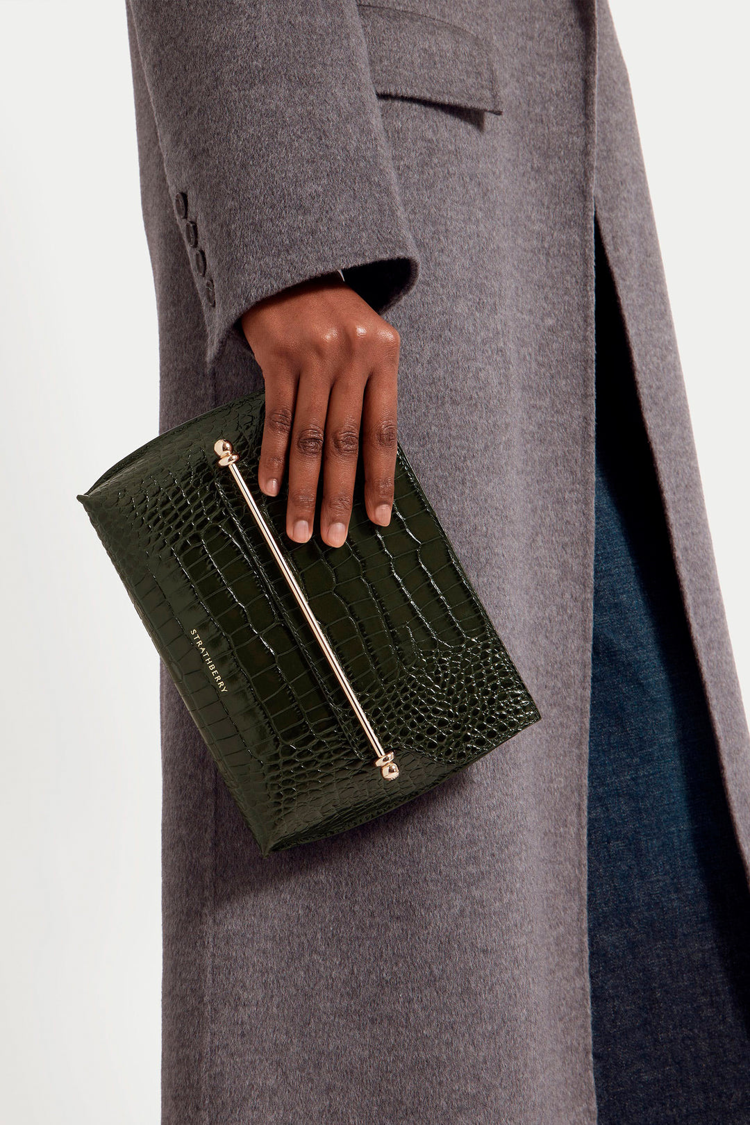 Strathberry Croc Stylist