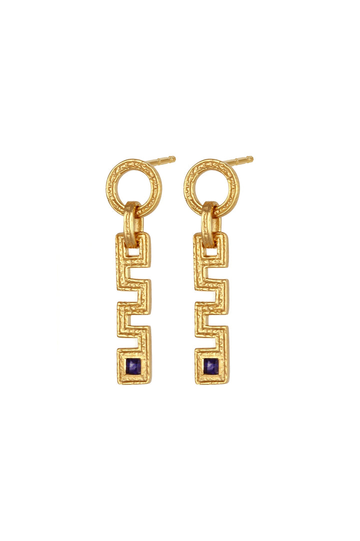 Temple Of The Sun Larisa Earring - Gold