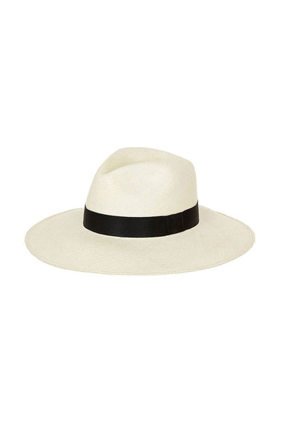 Sarah J Curtis Panama Hat - White