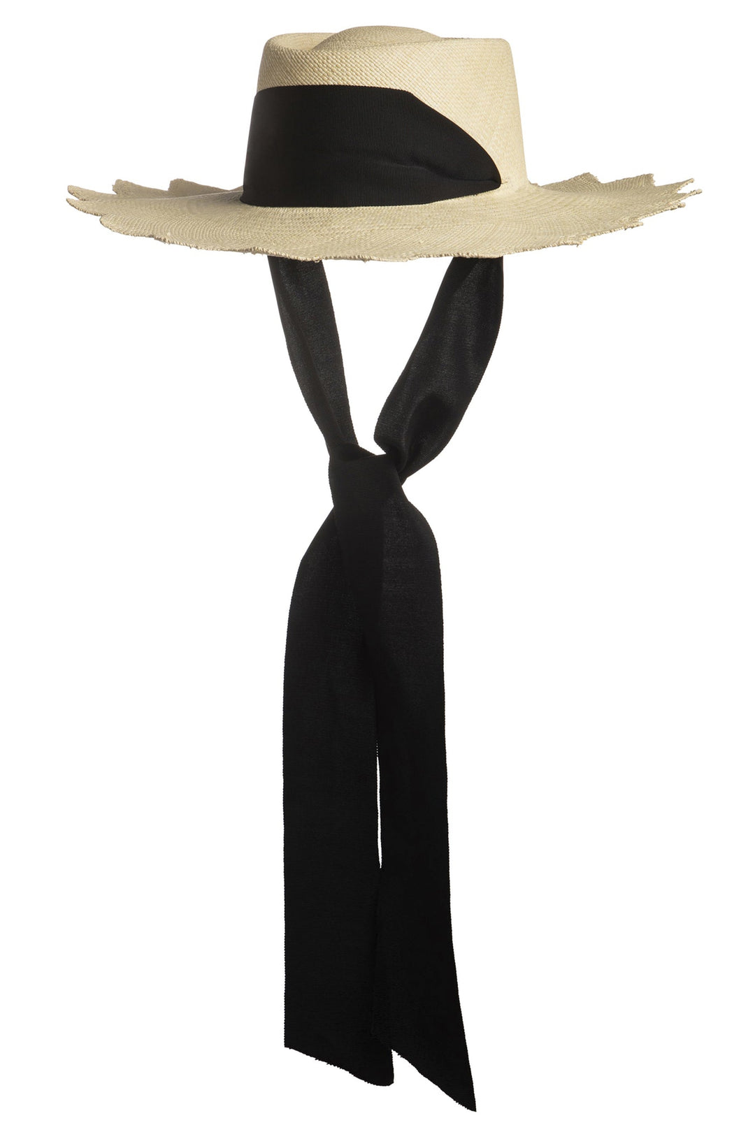 Sarah J Curtis Scallop Hat - Black