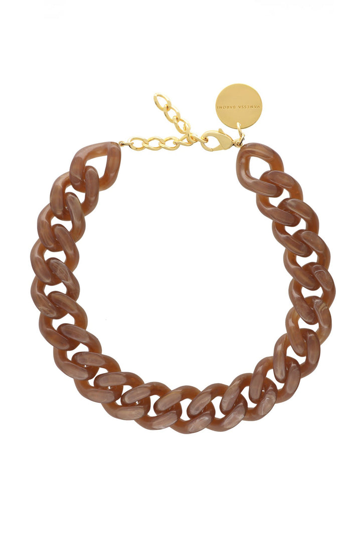 Vanessa Baroni Chain Necklace - Caramel