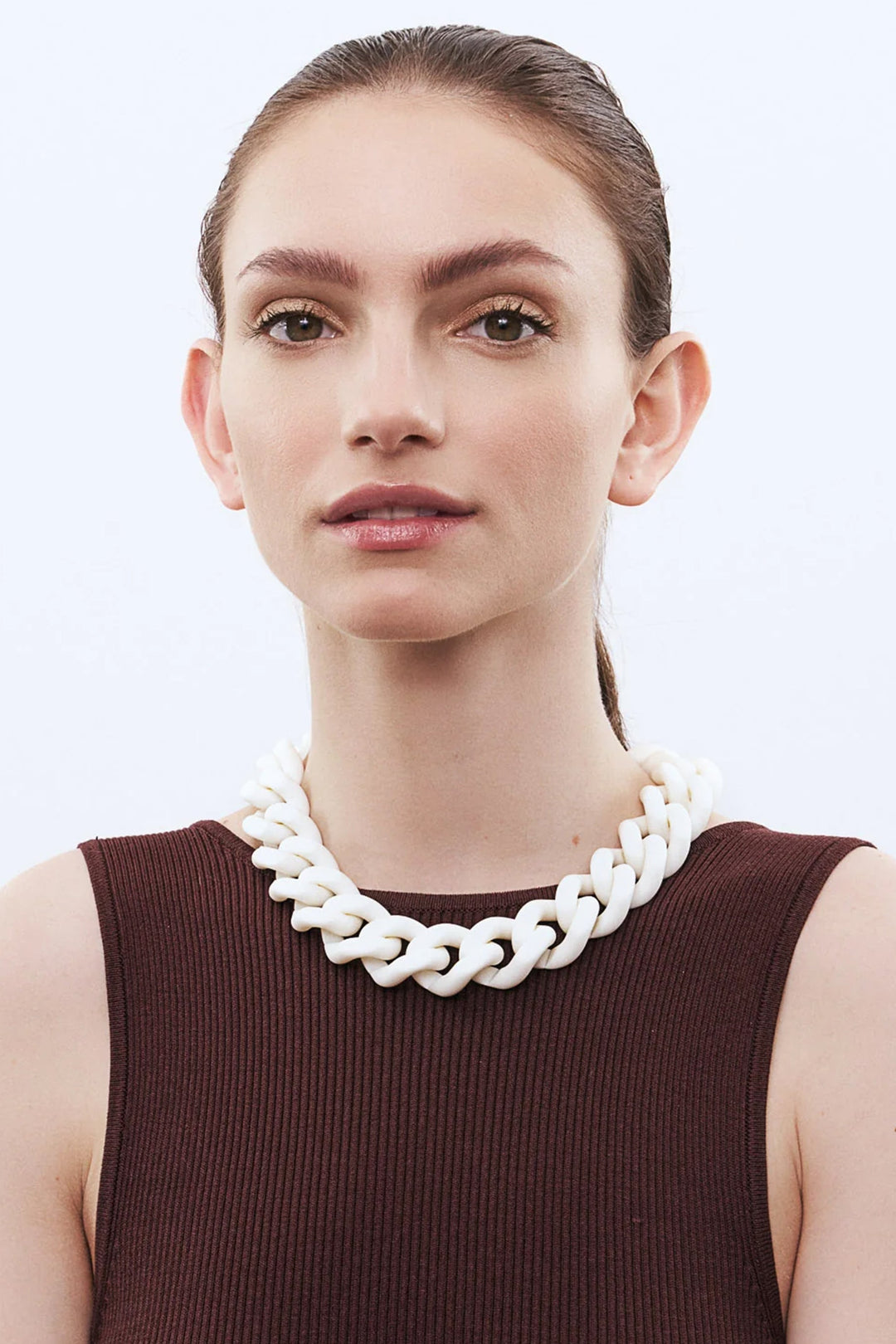 Vanessa Baroni Chain Necklace - Off White