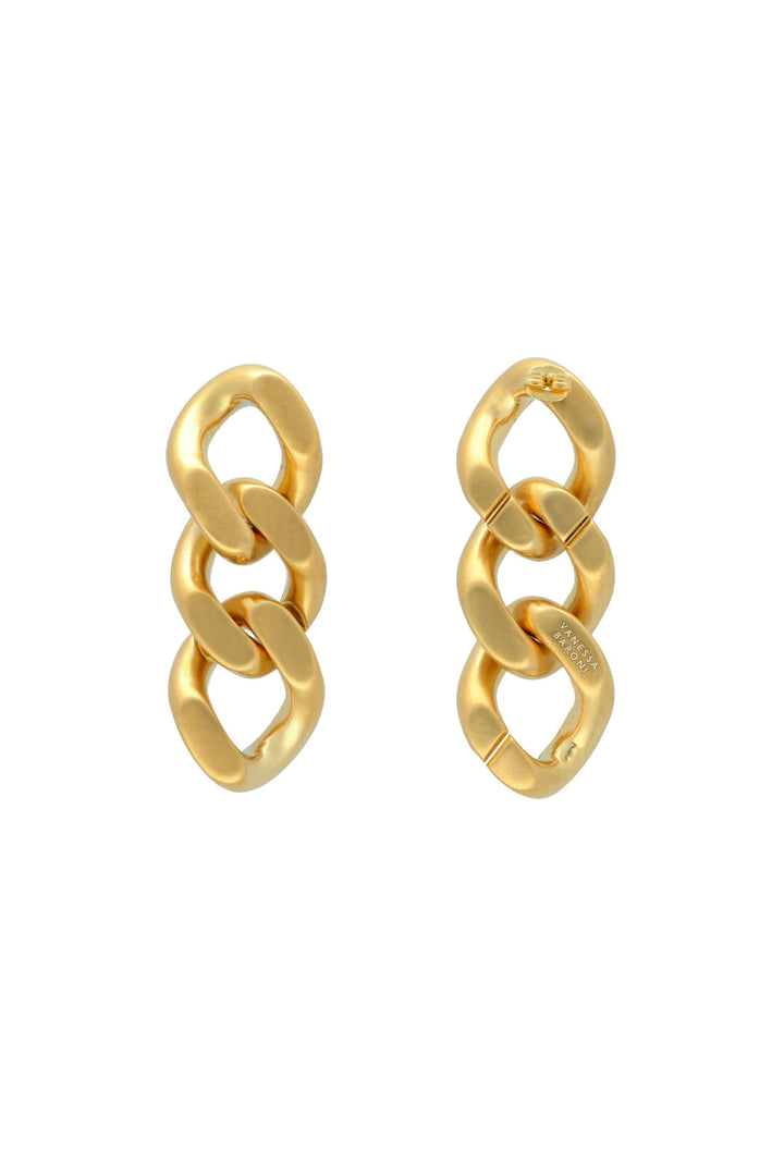 Vanessa Baroni Chain Earring - Gold